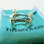 TIFFANY AND CO. CUFF LINKS ~ SQUARE BUTTON - WEDDING ~ 925 STERLING ~ BOX AND POUCH ~ EXCELLENT !!!
