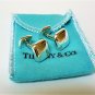 TIFFANY AND CO. CUFF LINKS ~ SQUARE BUTTON - WEDDING ~ 925 STERLING ~ BOX AND POUCH ~ EXCELLENT !!!
