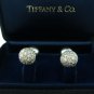 TIFFANY AND CO. CUFF LINKS ~ PLATINUM AND DIAMONDS ~ 2.00CT ~ AVANTE GUARD ~ NEW IN THE BOX !!