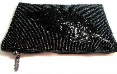 iPurse&Acirc;&reg; SmartPhone Case-Purse/Wallet/Pouch -Black Leaf/ Phone case/Wallet/Evening purse/Pouch
