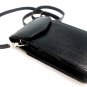 iPurse&Acirc;&reg; Genuine Black Lizard Leather Phone case/Wallet/Evening purse