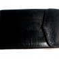 iPurse&Acirc;&reg; Genuine Black Lizard Leather Phone case/Wallet/Evening purse