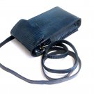 iPurse® Genuine Blue Lizard Leather Phone case/Wallet/Evening purse