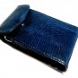 iPurse® Genuine Blue Lizard Leather Phone case/Wallet/Evening purse
