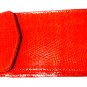 iPurse® Genuine Orange Lizard Leather Phone case/Wallet/Evening purse