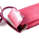 iPurse® Genuine Pink Lizard Leather Phone case/Wallet/Evening purse