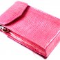 iPurse® Genuine Pink Lizard Leather Phone case/Wallet/Evening purse