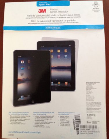 3M Privacy Screen Protector for Apple iPad (Portrait)