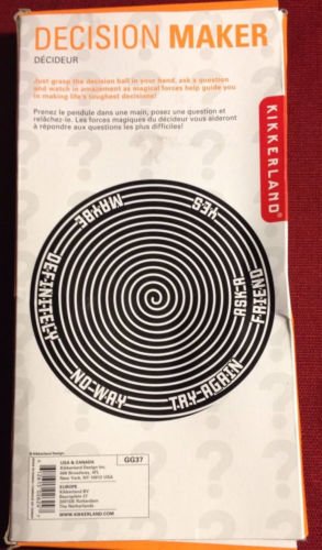 Decision Maker by Kikkerland Oracle Magnetic Pendulum Game