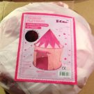 Girls Playhouse Pink Princess Castle Play Tent For Kids Indoor / Outdoor Pockos