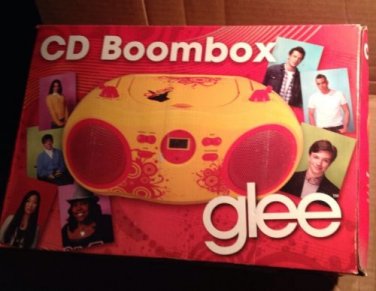 Glee Portable Boombox CD Player with Text Display, AM/FM Stereo Radio G500B