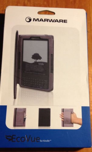 Marware Eco-Vue Kindle Leather Folio, Black (Fits Kindle Keyboard)