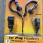 Midland AVPH4 Ear-Clip Headsets for Midland GMRS Radios (Pair)