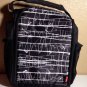Rubbermaid 1813501 Lunch Blox medium durable bag - Black Etch