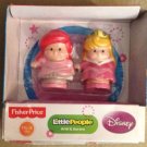 NEW Fisher-Price Little People Disney 2 Pack: Ariel and Aurora
