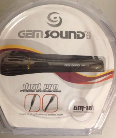 Gem Sound Professional Handheld Wireless Microphone  Freq. A