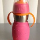NEW The Safe Sippy 2 2-in-1 Sippy to Straw Bottle  Pink