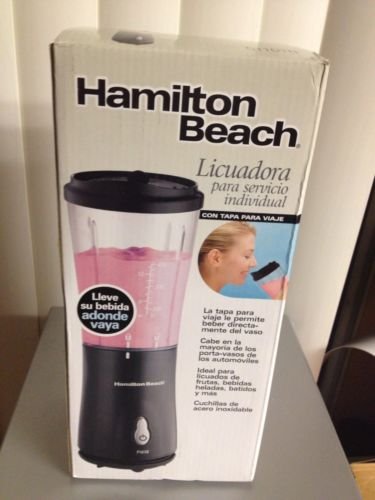 Hamilton Beach 51101B Personal Blender with Travel Lid, Black, Free Shipping