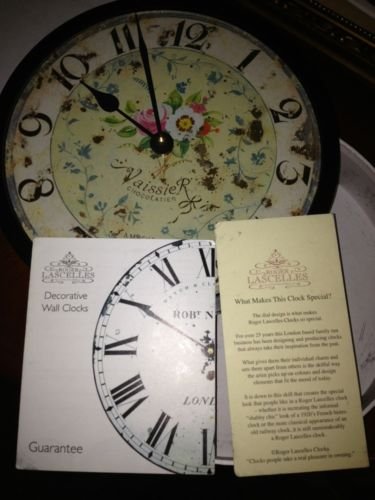 Roger Lascelles Amboise Wall/Table Clock, 8.1-Inch
