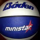 Baden MiniStar Mini Size 3 Rubber Basketball  Red/Black