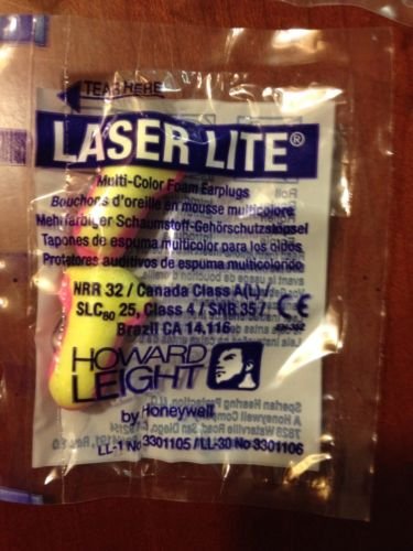Howard Leight LL1 Laser Lite Earplugs no Cords (20 pair)