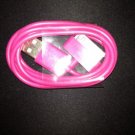 Magenta Charging Data Cable for iPhone 3/3g/3gs/4/4g/4s/ ipod