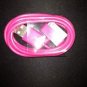 Magenta Charging Data Cable for iPhone 3/3g/3gs/4/4g/4s/ ipod