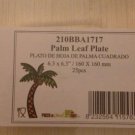 Leaf & Fiber 10" Square Compostable Areca Palm Leaf Plates (25 pack)