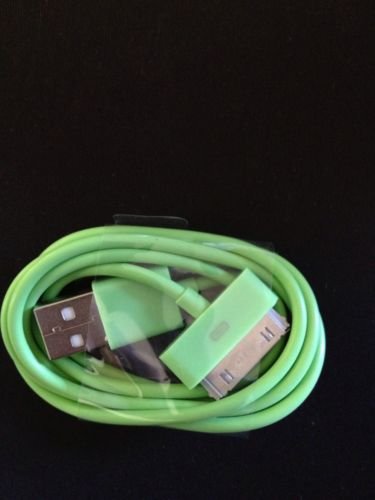 Green Charging Data Cable for 3/3g/3gs/4/4g/4s/ ipod