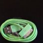 Green Charging Data Cable for 3/3g/3gs/4/4g/4s/ ipod