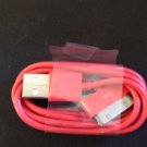 Red Charging Data Cable for 3/3g/3gs/4/4g/4s/ ipod
