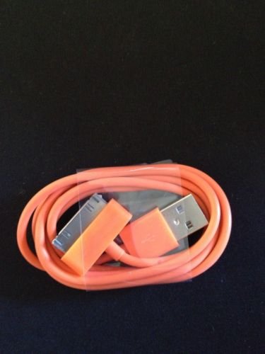 Orange Charging Data Cable 3/3g/3gs/4/4g/4s/ ipod
