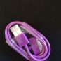 Purple Charging Data Cable for 3/3g/3gs/4/4g/4s/ iPod