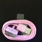 Pink Charging Data Cable for 3/3g/3gs/4/4g/4s/ iPod