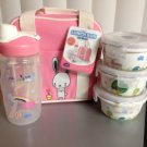 Lock&Lock Silby Ceramic Baby Lunch Box Set, Pink