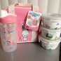 Lock&Lock Silby Ceramic Baby Lunch Box Set, Pink