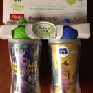 Playtex 2 Count Insulator Spout Cup  Monsters  9 Ounce