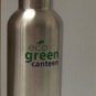 Green Canteen Water Bottle 25 oz. Silver Stainless Steel