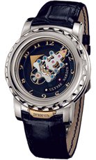 Ulysse Nardin Freak Blue Dial 18kt White Gold Blue Leather
