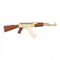 AK-47 Gold Non Firing Kalashnikov Replica Gun