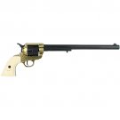 Wyatt Earp Buntline Replica Pistol colt 1873 Non Firing Prop Tombstone Black and Gold