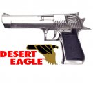 Desert Eagle Replica Pistol Nickel NON-Firing Prop Metal