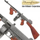 Thompson Machine Gun Replica Gangster Tommy WWII NON-Firing