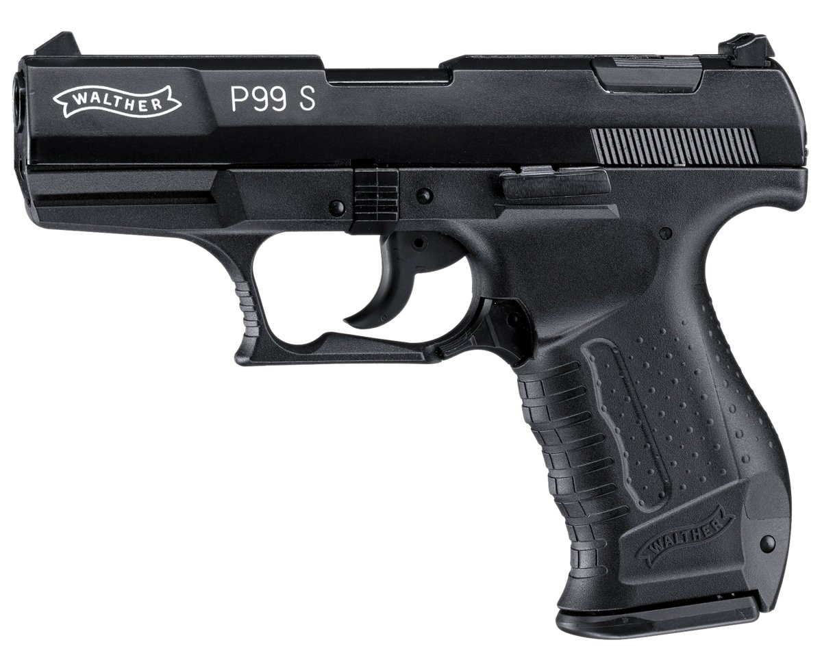 Pistol, Walther P99 Black Blank Firing James Bond