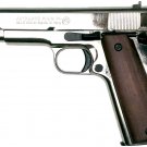 M1911 High Polish Nickel .45 Government Automatic Blank Firing Pistol