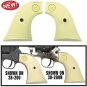 Faux Ivory Grips for Kimar Fast Draw Blank Guns