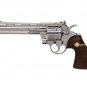 357 Magnum Nickel Colt Python Replica Walking Dead Zombie Killer Rick Grimes ACCURATE Prop