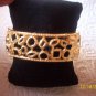 Pearl crystal bangle watch cuff