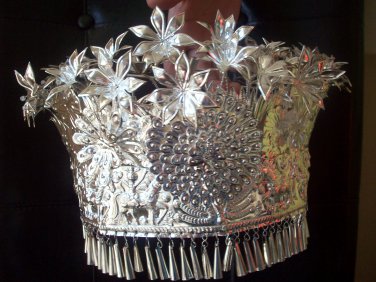 miao silver hat (medium)