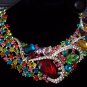 Multicolor party Crystal Rhinestone Jewelry Set